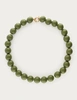 My Jewellery Necklace beads big olive green MJ14424
