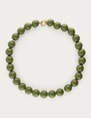 My Jewellery Necklace beads big olive green MJ14424