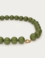 My Jewellery Necklace beads big olive green MJ14424