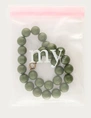 My Jewellery Necklace beads big olive green MJ14424