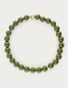 My Jewellery Necklace beads big olive green MJ14424