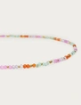 My Jewellery Necklace beads blue orange MJ13749