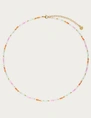 My Jewellery Necklace beads blue orange MJ13749