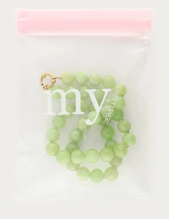 My Jewellery Necklace beads green MJ14555