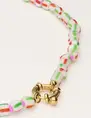 My Jewellery Necklace beads green with lock MJ10728
