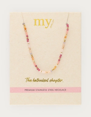 My Jewellery Necklace beads pink MJ13747