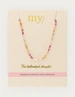 My Jewellery Necklace beads pink MJ13747