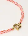 My Jewellery Necklace beads pink with lock pink MJ10727