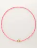 My Jewellery Necklace beads red with lock MJ10729