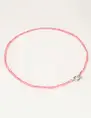 My Jewellery Necklace beads red with lock MJ10729