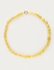 My Jewellery Necklace beads yellow MJ14558