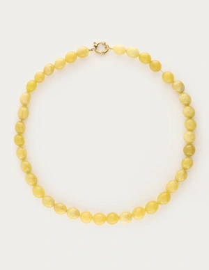 My Jewellery Necklace beads yellow MJ14558