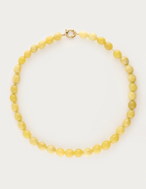 My Jewellery Necklace beads yellow MJ14558