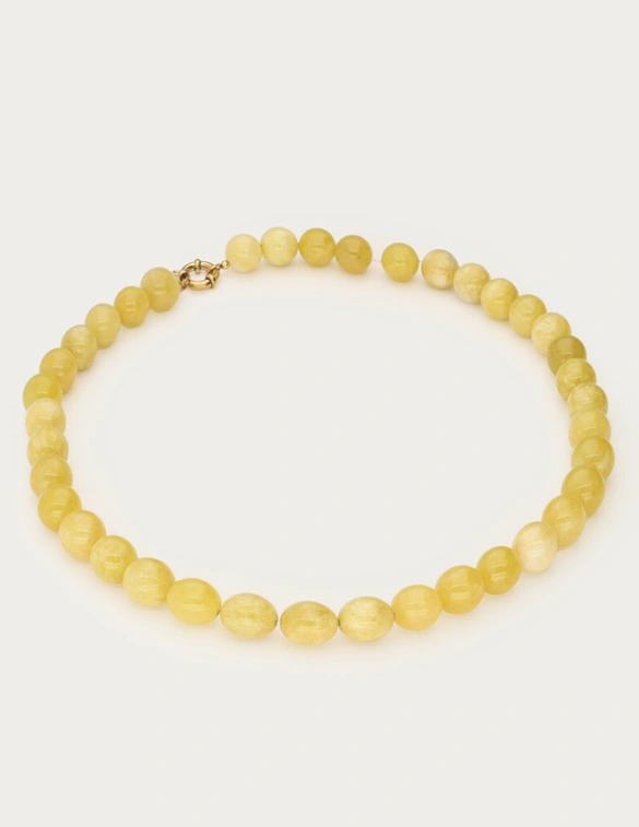 My Jewellery Necklace beads yellow MJ14558