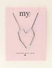 My Jewellery Necklace big open heart MJ09537