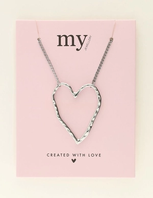 My Jewellery Necklace big open heart MJ09537