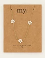 My Jewellery Necklace blooming pearl flower MJ06985