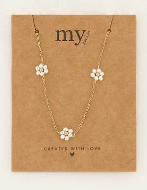My Jewellery Necklace blooming pearl flower MJ06985