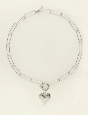 My Jewellery Necklace chain & big heart MJ10021