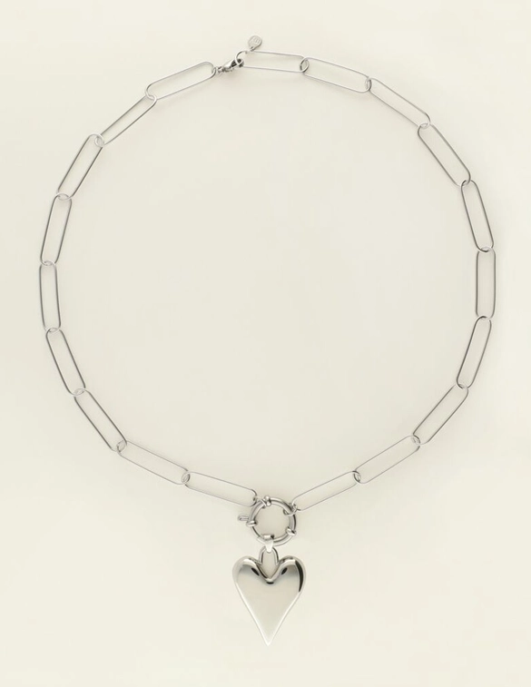 My Jewellery Necklace chain & big heart MJ10021