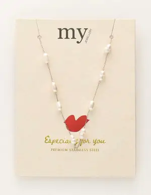 My Jewellery Necklace chain big pearls MJ10127