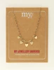 My Jewellery Necklace chain fine hearts MJ09529