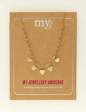 My Jewellery Necklace chain fine hearts MJ09529