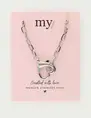 My Jewellery Necklace chain heart lock MJ13051