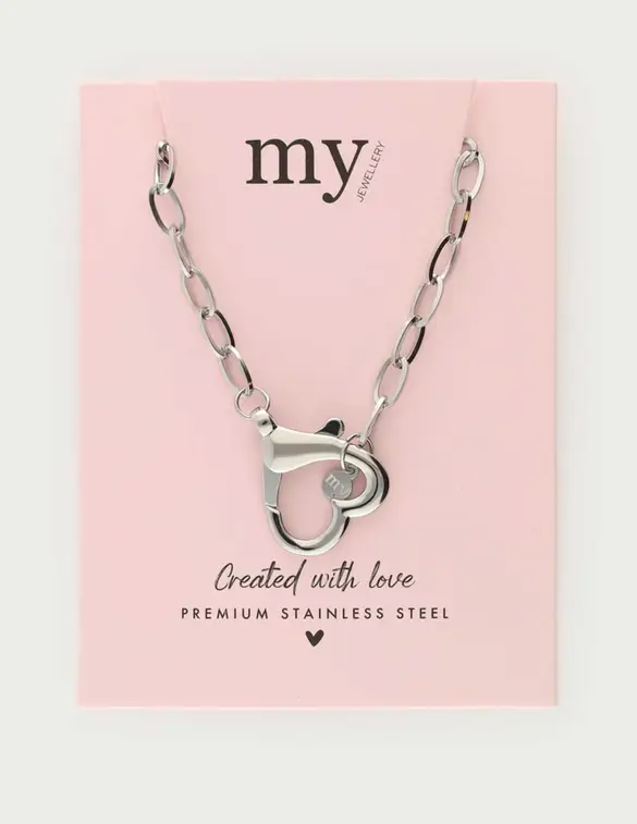 My Jewellery Necklace chain heart lock MJ13051