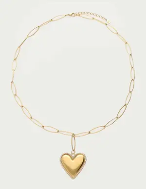 My Jewellery Necklace chain heart pearls MJ13060