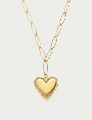 My Jewellery Necklace chain heart pearls MJ13060