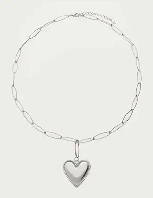 My Jewellery Necklace chain heart pearls MJ13060