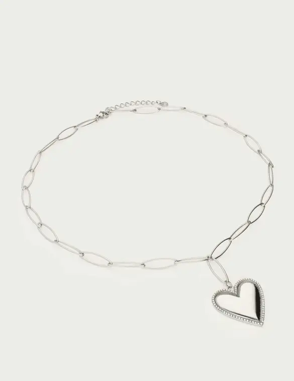 My Jewellery Necklace chain heart pearls MJ13060