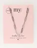 My Jewellery Necklace chain plain MJ11035
