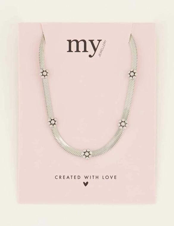 My Jewellery Necklace chain with flowers MJ08179