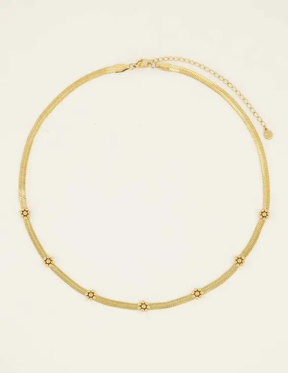 My Jewellery Necklace chain with flowers MJ08179