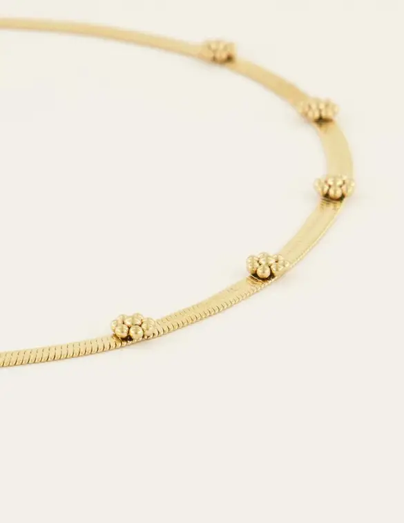 My Jewellery Necklace chain with flowers MJ08179