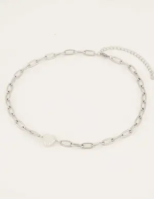 My Jewellery Necklace chains pearl heart MJ06021