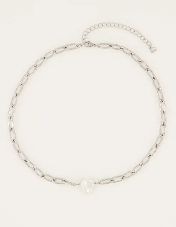 My Jewellery Necklace chains pearl heart MJ06021
