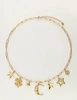 My Jewellery Necklace charm moon clover star MJ11985