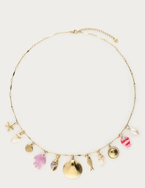 My Jewellery Necklace charms fish & shell MJ13025