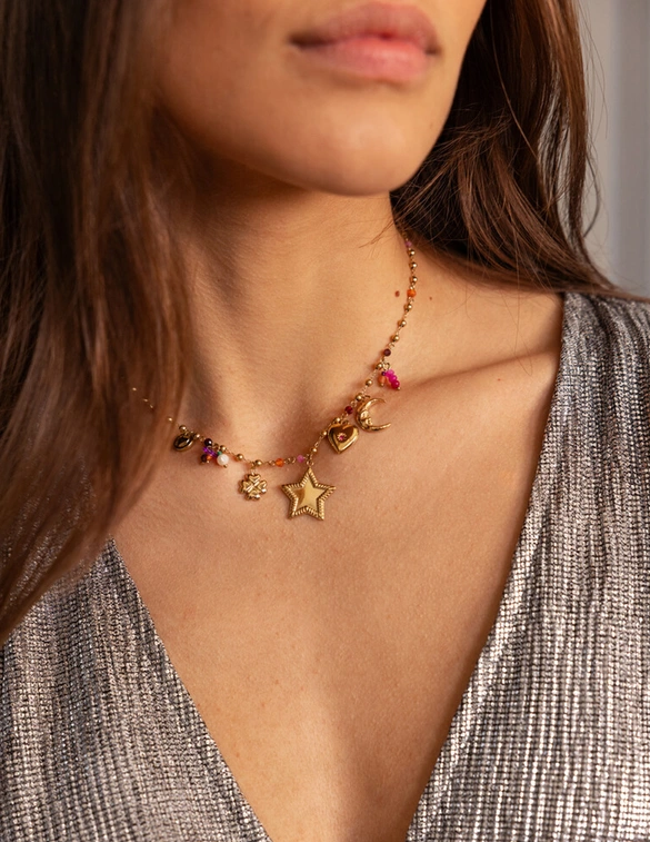 My Jewellery Necklace charms star colour MJ11980