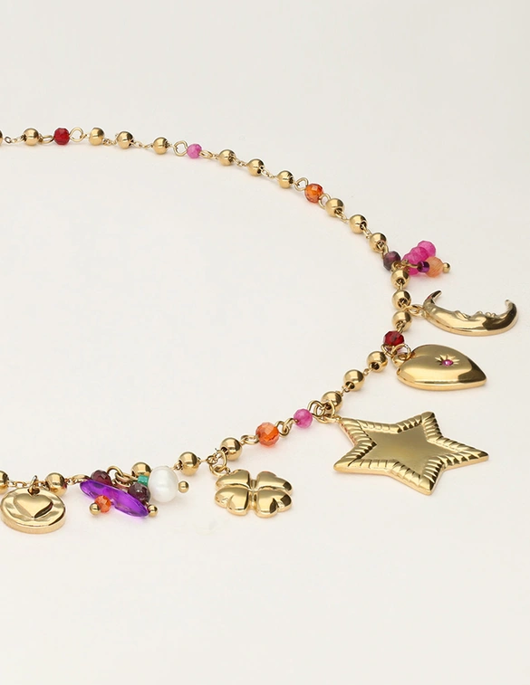 My Jewellery Necklace charms star colour MJ11980