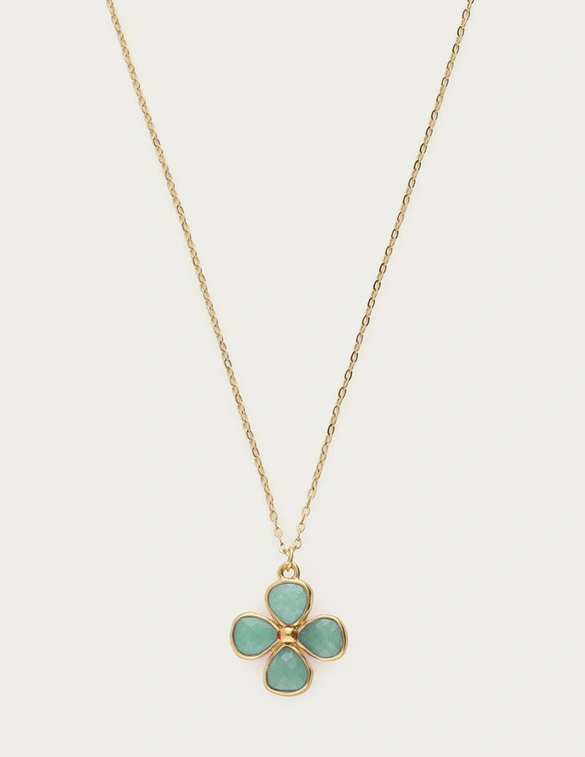 My Jewellery Necklace clover blue amazon MJ13750