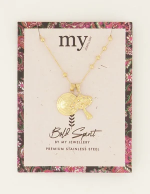 My Jewellery Necklace coin and mushroom MJ07631