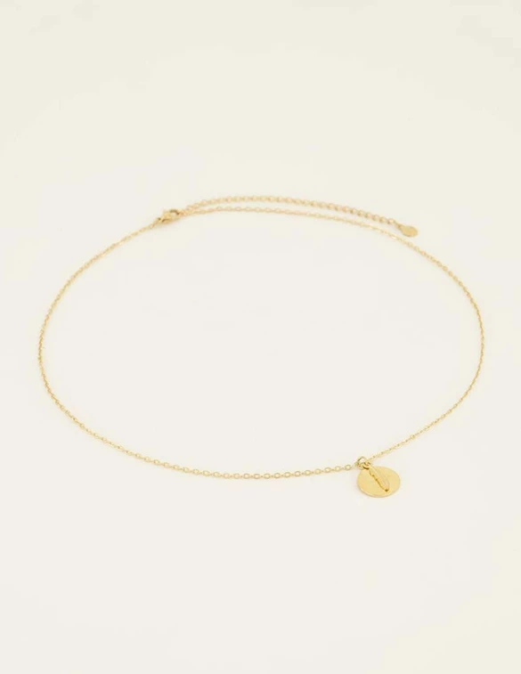 My Jewellery Necklace coin & feather MJ08431