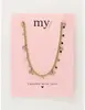 My Jewellery Necklace coins & beads MJ10239