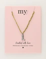 My Jewellery Necklace cord green boot MJ12206
