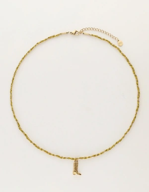 My Jewellery Necklace cord green boot MJ12206