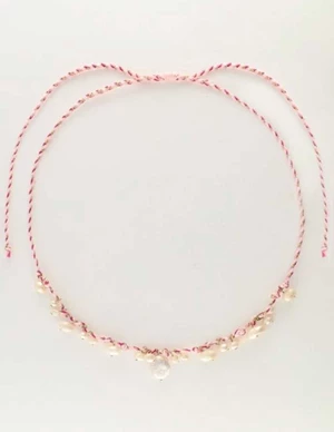 My Jewellery Necklace cord irregular pearls MJ10171